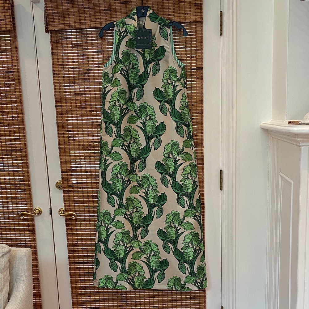 NWT BURU Maxi Dress. XS.  BEAUTIFUL Variegated Green